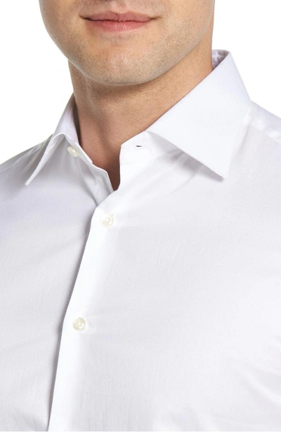 Shop Ike Behar Regular Fit Solid Dress Shirt In White