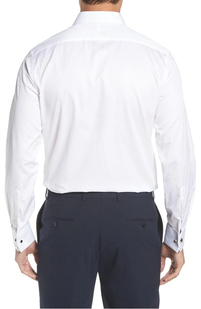 Shop Ike Behar Regular Fit Solid Dress Shirt In White