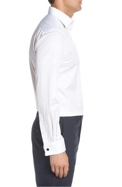 Shop Ike Behar Regular Fit Solid Dress Shirt In White