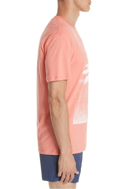 Shop Double Rainbouu Palms Graphic T-shirt In Coral