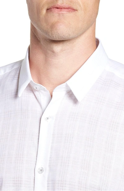 Shop Jared Lang Trim Fit Sport Shirt In White