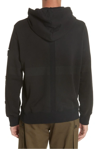 Shop Ovadia & Sons Star Patch Hoodie In Black/white