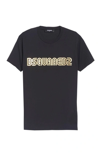 Shop Dsquared2 Studio 54 Graphic T-shirt In Black