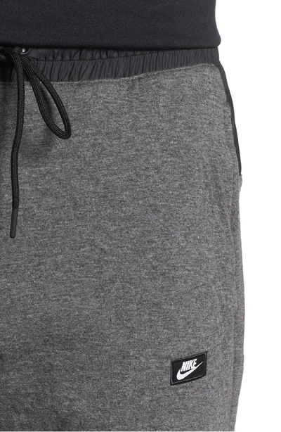 Shop Nike Sportswear Modern Shorts In Charcoal Heather/ Black