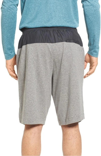 Shop Nike Sportswear Modern Shorts In Carbon Heather/ Black