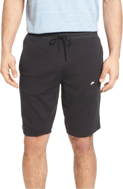 Shop Nike Sportswear Modern Shorts In Black/ Black