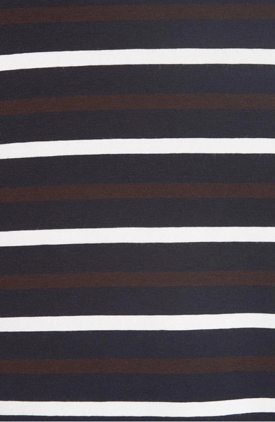 Shop 3.1 Phillip Lim / フィリップ リム Technical Stripe Long Sleeve T-shirt In Brown