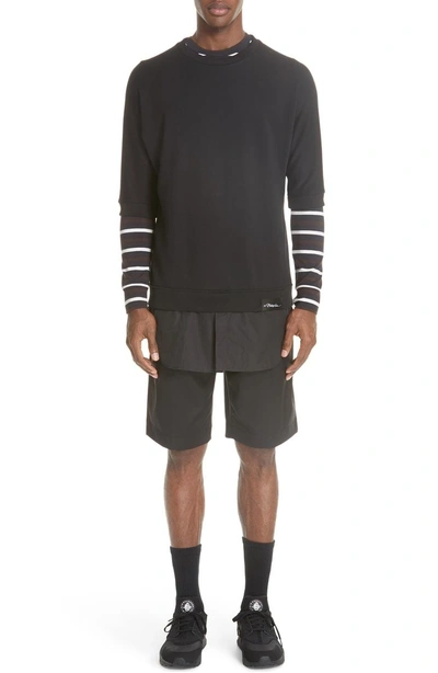 Shop 3.1 Phillip Lim / フィリップ リム Technical Stripe Long Sleeve T-shirt In Brown