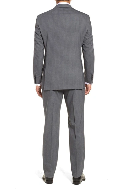 Shop Hart Schaffner Marx Classic Fit Stretch Plaid Wool Suit In Grey Plaid