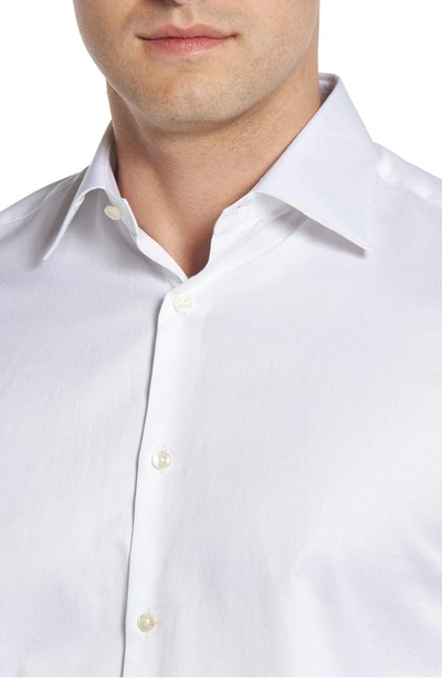Shop Ike Behar Regular Fit Solid Dress Shirt In White