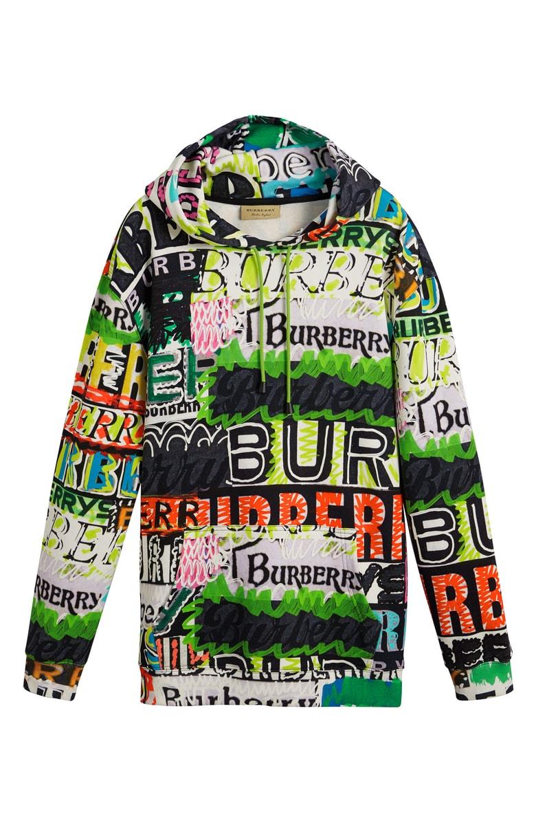 burberry graffiti hoodie