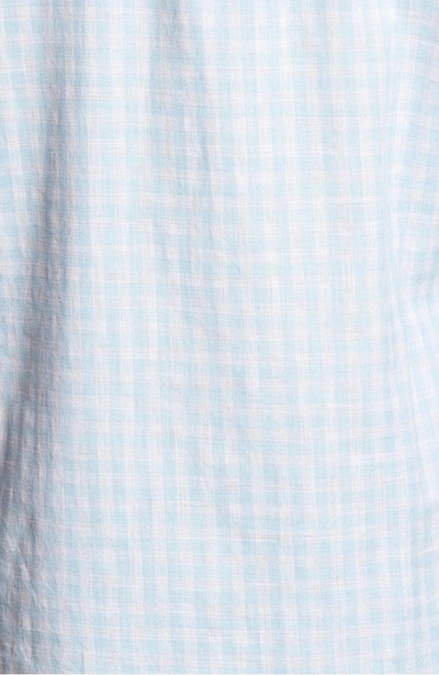 Shop Billy Reid Kirby Slim Fit Check Sport Shirt In Blue/ Grey