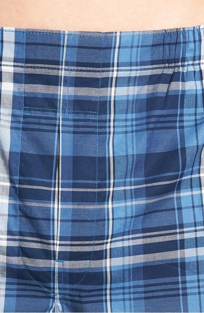 Shop Polo Ralph Lauren 3-pack Woven Cotton Boxers In Lewis/ Davies/ Know Plaid