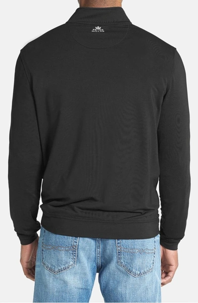 Shop Peter Millar 'perth' Quarter Zip Pullover In Black