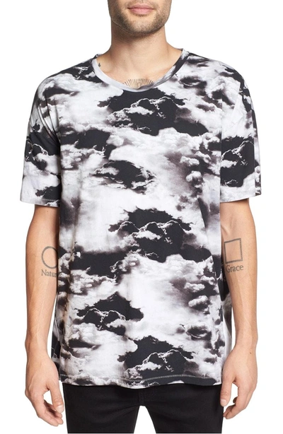 Shop Zanerobe 'rugger' Oversize Crewneck T-shirt In Black/ White