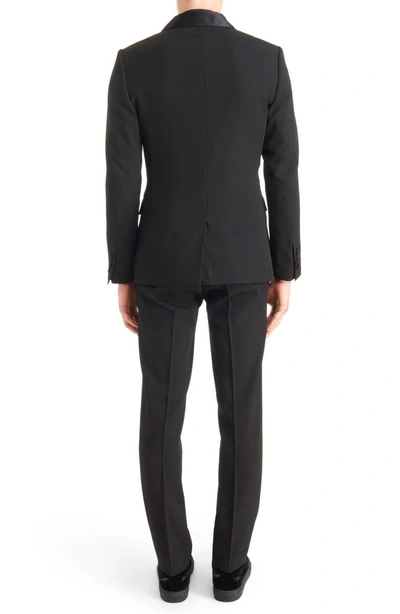 Shop Givenchy Scarf Lapel Dinner Jacket In Black