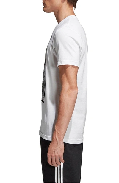 Shop Adidas Originals Traction In Action T-shirt In White