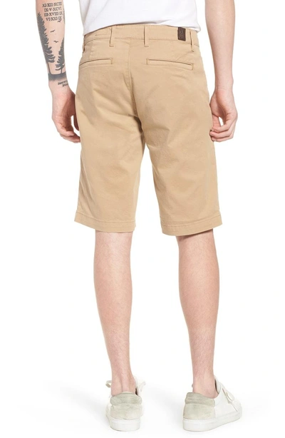 Shop Ag 'griffin' Chino Shorts In Sand Dune