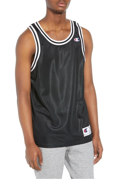 Shop Champion City Mesh Tank In Black