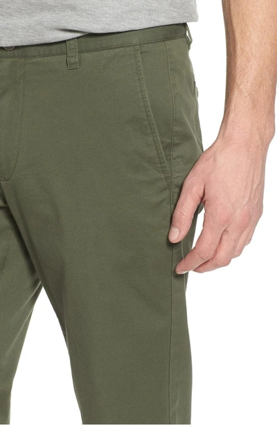 Shop Bonobos Slim Fit Stretch Washed Chinos In Duffle Green