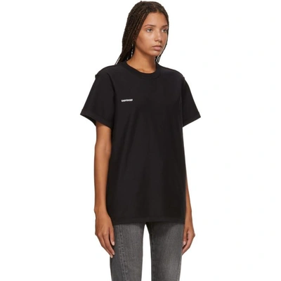 Shop Vetements Black Regular Inside-out T-shirt