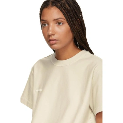 Shop Vetements White Regular Inside-out T-shirt In Off-white