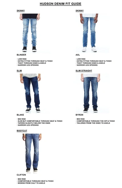 Shop Hudson Blake Slim Fit Jeans In Polar