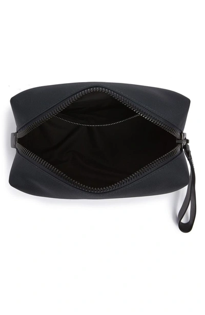 Shop Troubadour Nylon Dopp Kit In Navy Nylon/ Navy Leather