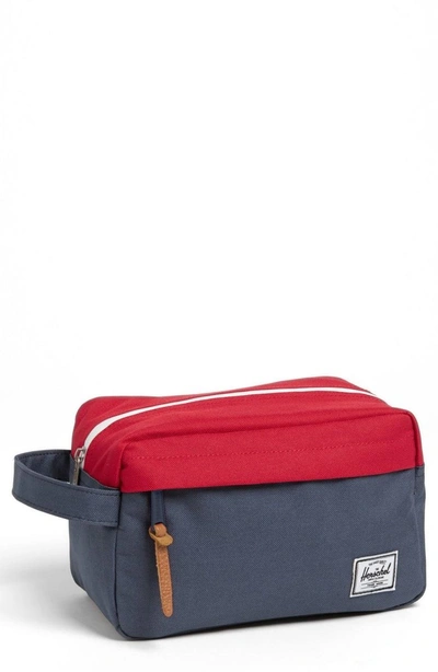 Shop Herschel Supply Co 'chapter' Toiletry Case In Navy/ Red
