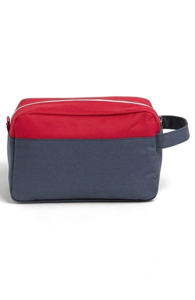 Shop Herschel Supply Co 'chapter' Toiletry Case In Navy/ Red