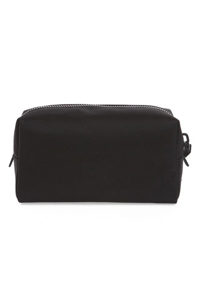 Shop Troubadour Nylon Dopp Kit In Black Nylon/ Black Leather