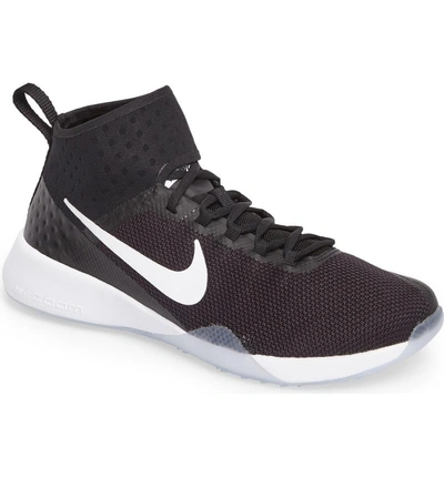 Shop Nike Lab Air Zoom Strong 2 Training Shoe In Black/ White