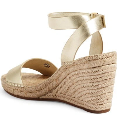 Shop Tory Burch Bima 2 Espadrille In Spark Gold