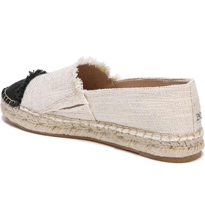 Shop Sam Edelman Krissy Espadrille Flat In Ivory Canvas