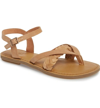 Shop Toms 'lexie' Sandal In Honey Leather