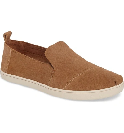 Shop Toms Deconstructed Alpargata Slip-on In Toffee