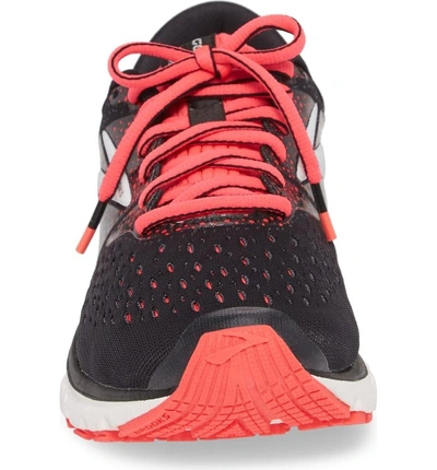 Shop Brooks Glycerin 16 Running Shoe In Black/ Pink/ Grey
