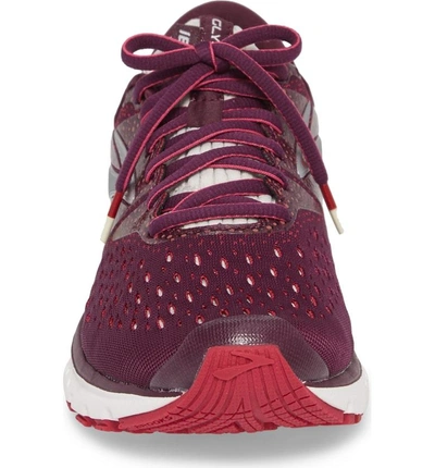 Shop Brooks Glycerin 16 Running Shoe In Purple/ Pink/ Grey