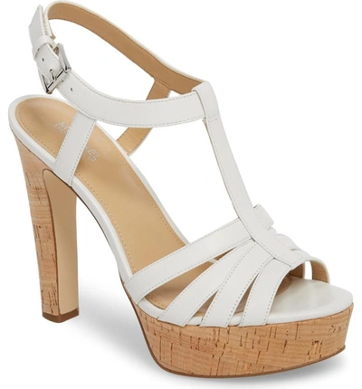 Michael Michael Kors Catalina Platform Sandal In Optic White | ModeSens