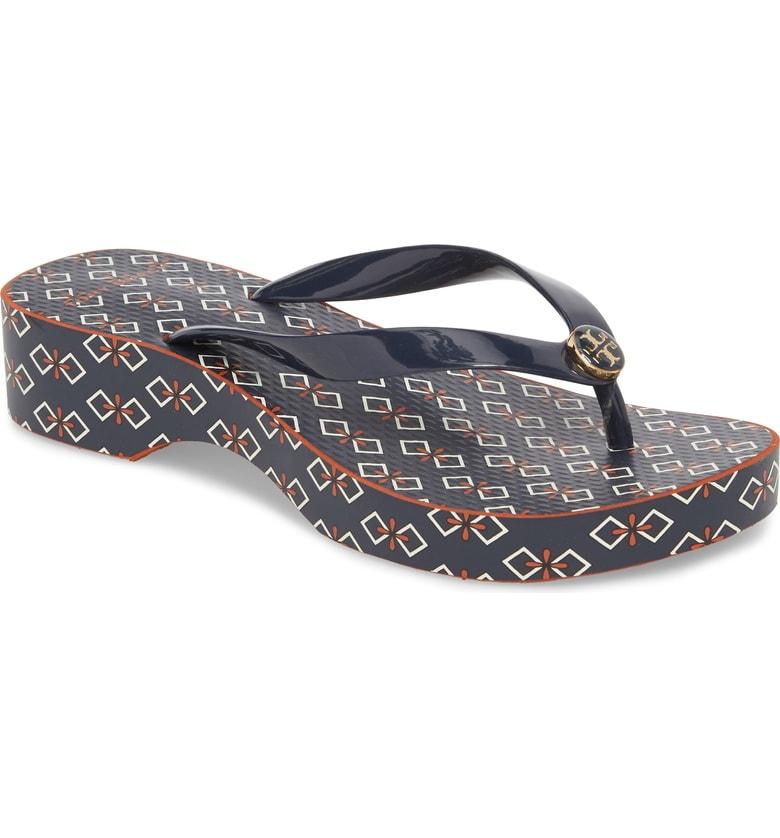 tory burch rainbow flip flops