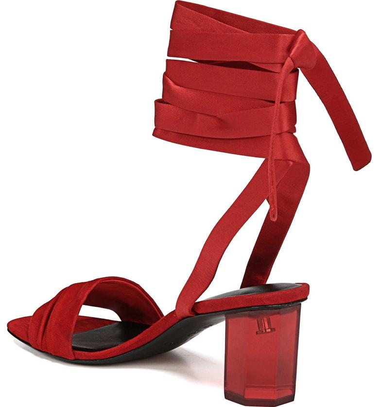 via spiga nova ankle wrap sandal