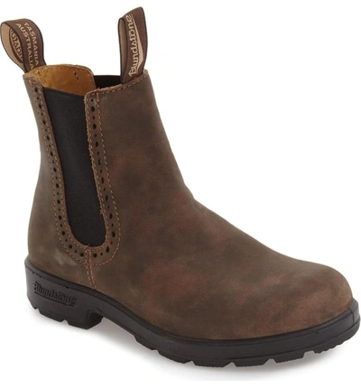 Shop Blundstone Footwear 'original Series' Water Resistant Chelsea Boot In Rustic Brown Leather