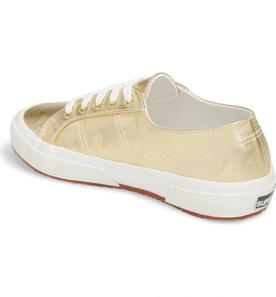 Shop Superga 2750 Starchrome Sneaker In Gold