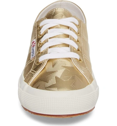 Shop Superga 2750 Starchrome Sneaker In Gold