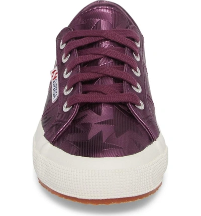 Shop Superga 2750 Starchrome Sneaker In Dark Purple
