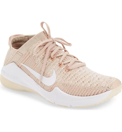 Shop Nike Air Zoom Fearless Flyknit 2 Training Sneaker In Particle Beige/ White/ Guava
