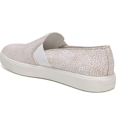 Shop Vince 'blair 12' Leather Slip-on Sneaker In White