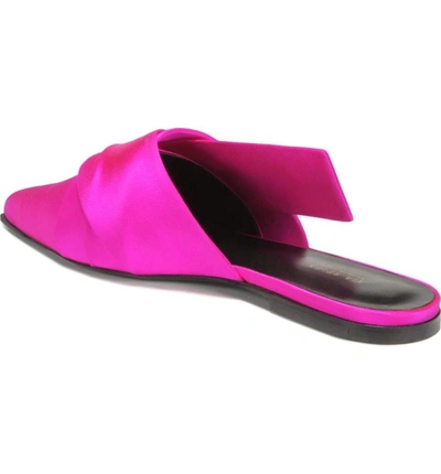 Shop Via Spiga Birgit Pointy Toe Mule In Fuchsia Fabric