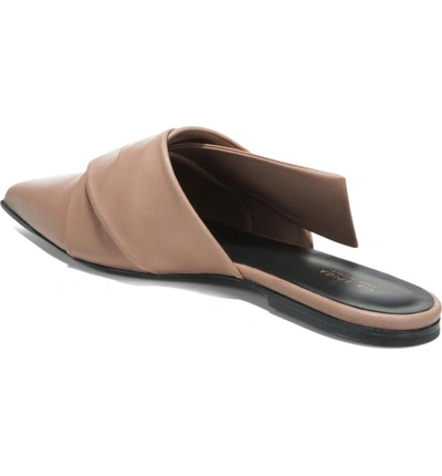 Shop Via Spiga Birgit Pointy Toe Mule In Sand Leather