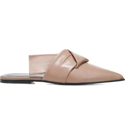 Shop Via Spiga Birgit Pointy Toe Mule In Sand Leather